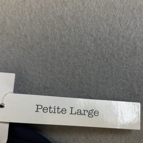 Silverwear Capri Athleisure Pants Womens PL Petite Large Blue Pull On Drawstring - Picture 5 of 10